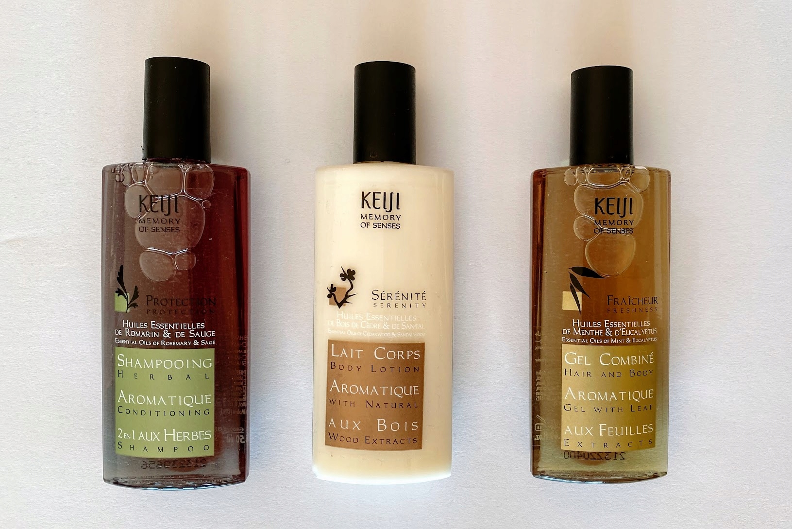 Keiji Memory of Senses 3 X 50ml szampon balsam żel