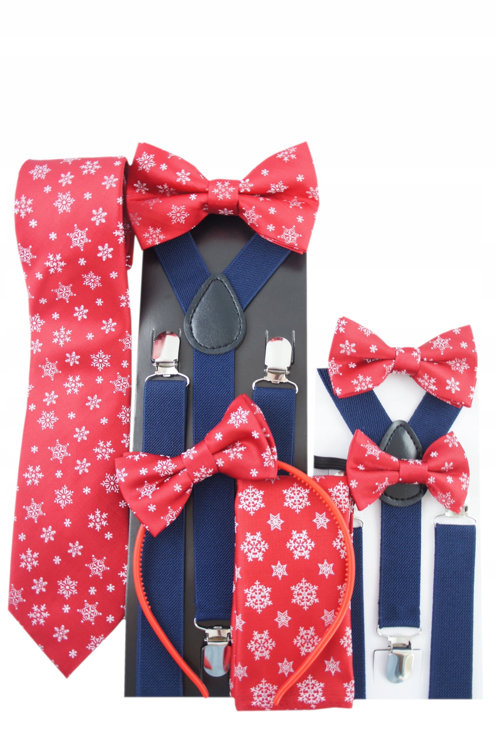 ŚWIĘTA Poszetka/ chusteczka do marynarki ŚNIEŻYNKI Płeć mężczyzna