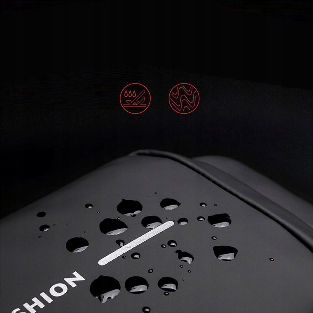 SLING BAG TORBA NA KLATKĘ PIERSIOWĄ, MĘSKA TORBA NA RAMIĘ, OCHRONA HASŁEM Wzór dominujący bez wzoru