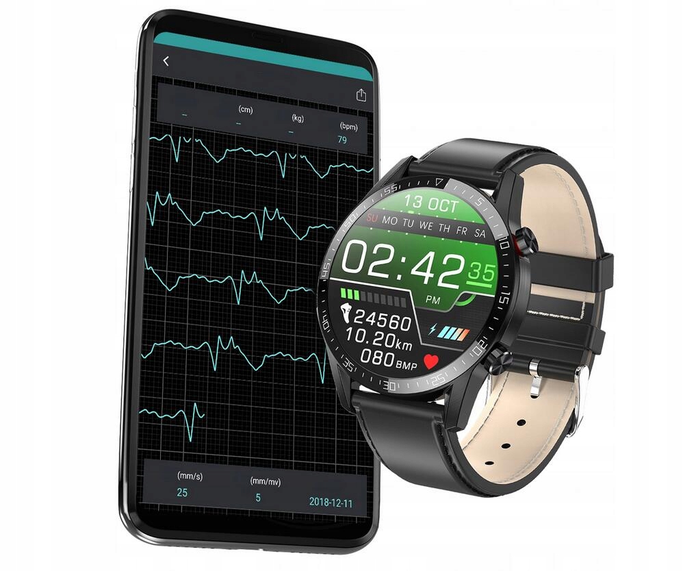 VYRŲ SMARTWATCH EKG TALKING PRESSURE 4.0 GPS sekiklis Nr.