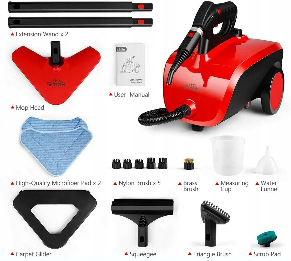 PAROWNICA SIMBR NV286 WIELOFUNKCYJNY MOP PAROWY 1500W 1,5L 108°C 4 bar Kod producenta NV286