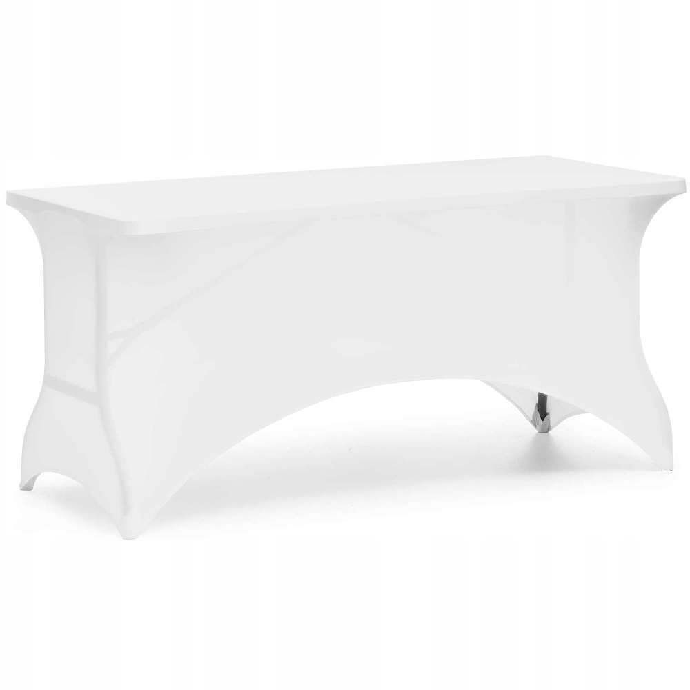 POKROWIEC NA STÓŁ CATERINGOWY BIAŁY 122X61 CM FORGAST FG03813
