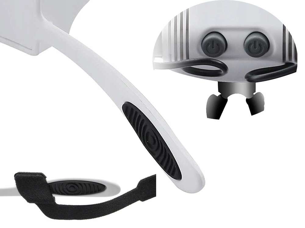 LUPA OKULARY ZEGARMISTRZOWSKIE SERWIS NAPRAWA PODŚWIETLENIE 2 LED 25X 10X Informacje o bezpieczeństwie CE