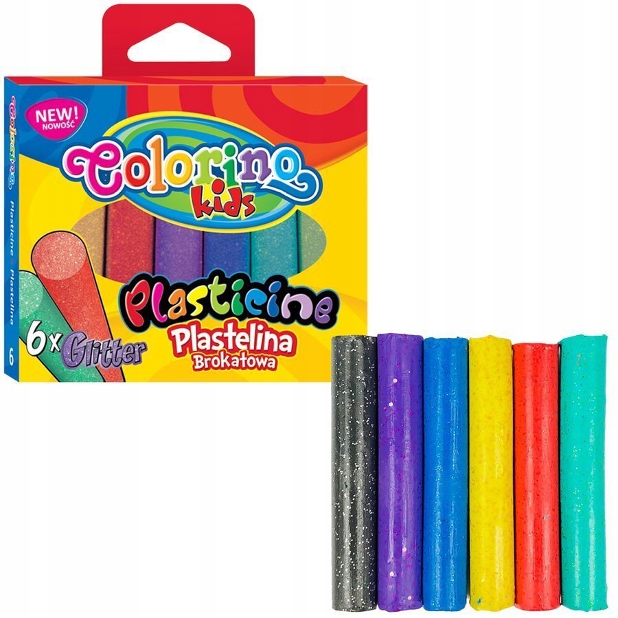 

Plastelina brokatowa Colorino Kids