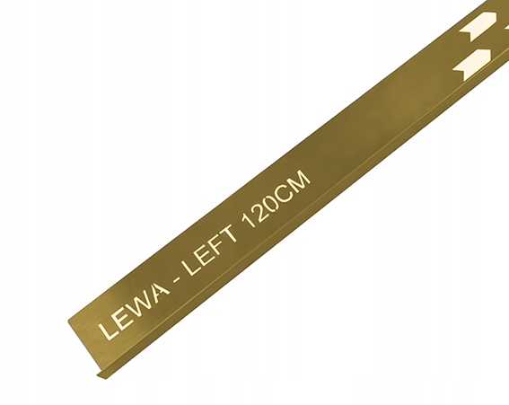 

Listwa spadkowa Vogi lewa Złota 120 cm