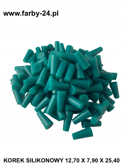 

Korek Stożkowy Silikonowy 12,7 7,9 mm op. 100szt