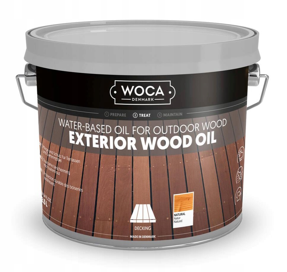 Olej do tarasu Woca Exterior Oil naturalny 2,5L