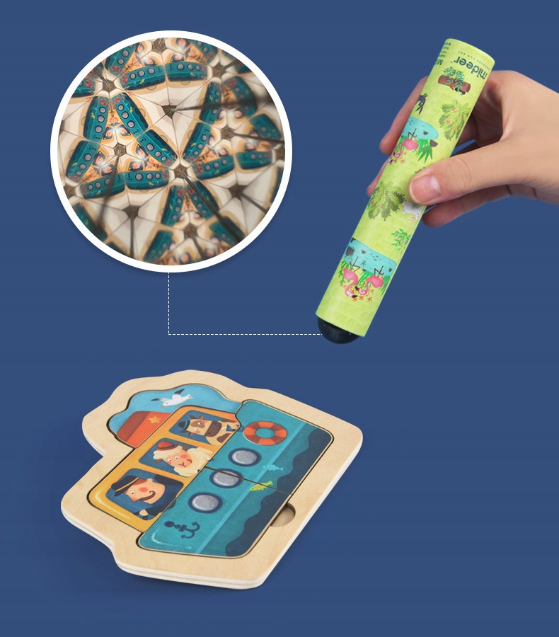 KALEJDOSKOP LUNETA DLA DZIECI ZABAWKA EDUKACYJNA Bohater brak