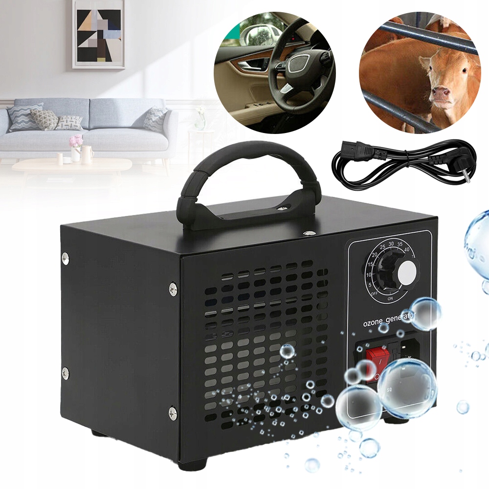 Automobilový Generátor Ozonu 60000 Mg/h, Průmyslový Čistič Vzduchu