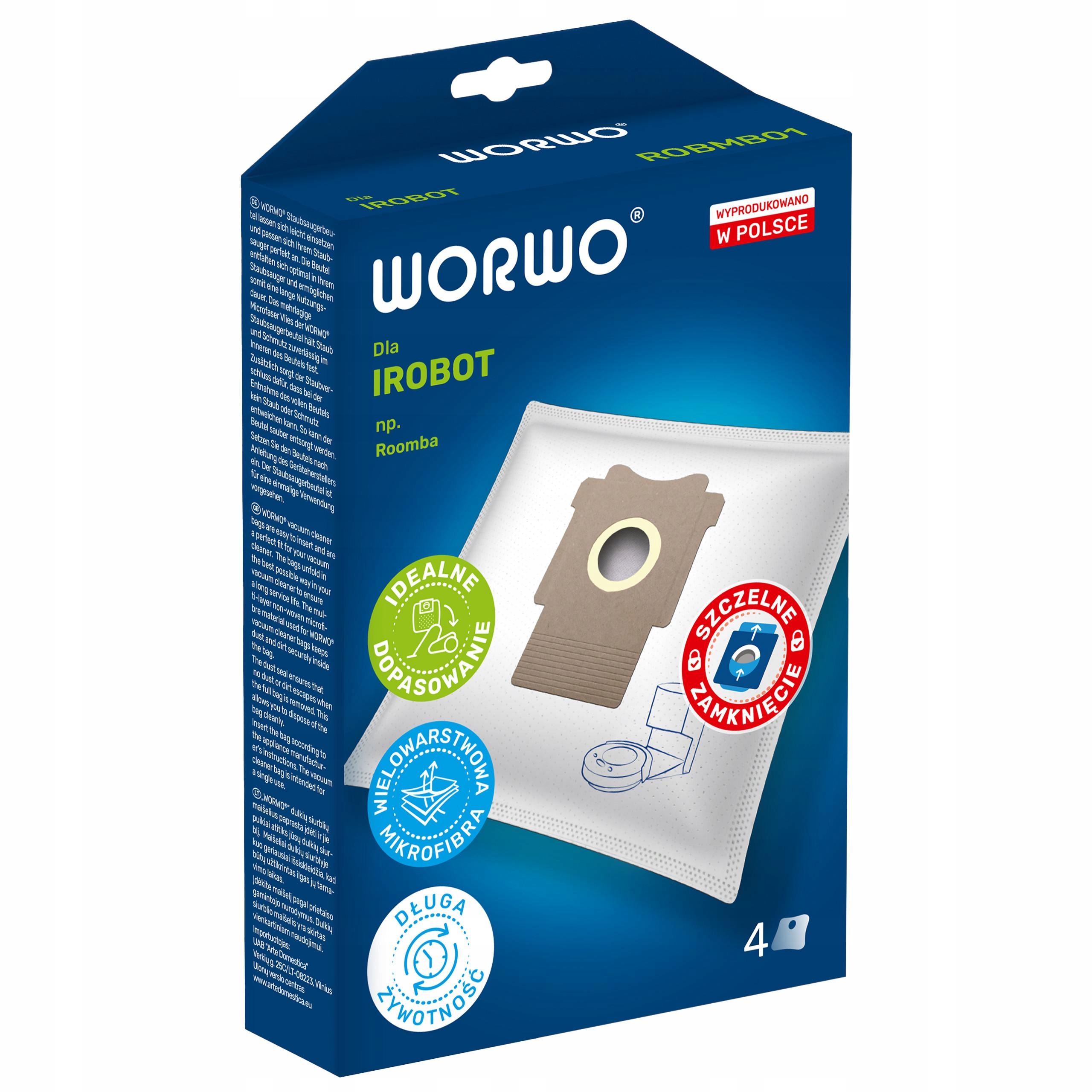 Zestaw Szczotki Filtry Worki do Roomba i7 i7+ Model iRobot