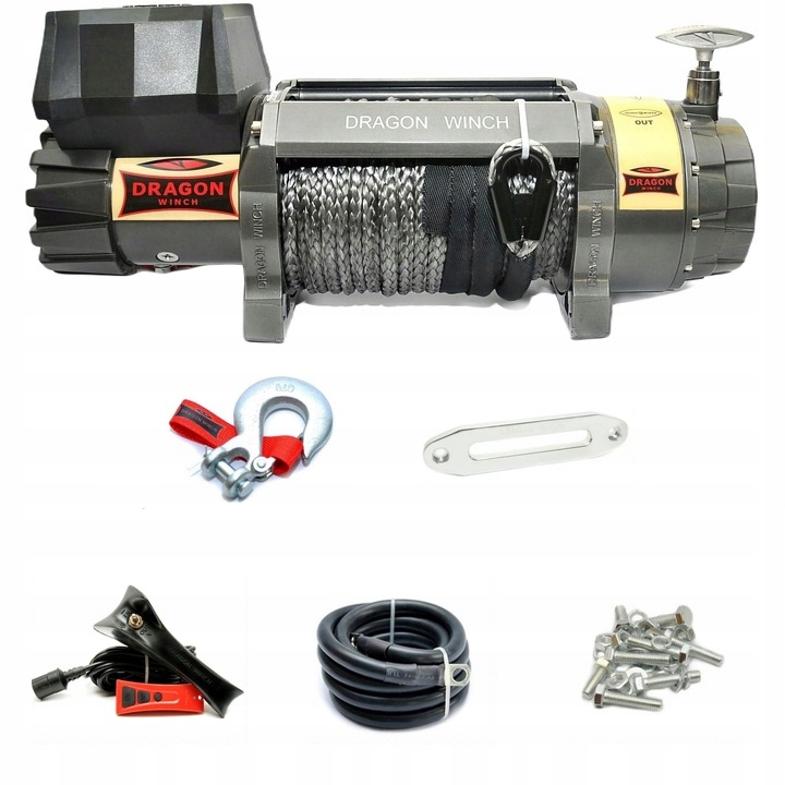 Dragon Winch Navijak Dwh 12000 Hs 30 m Syntetický 12V 5,5t Pre Auto Lawet