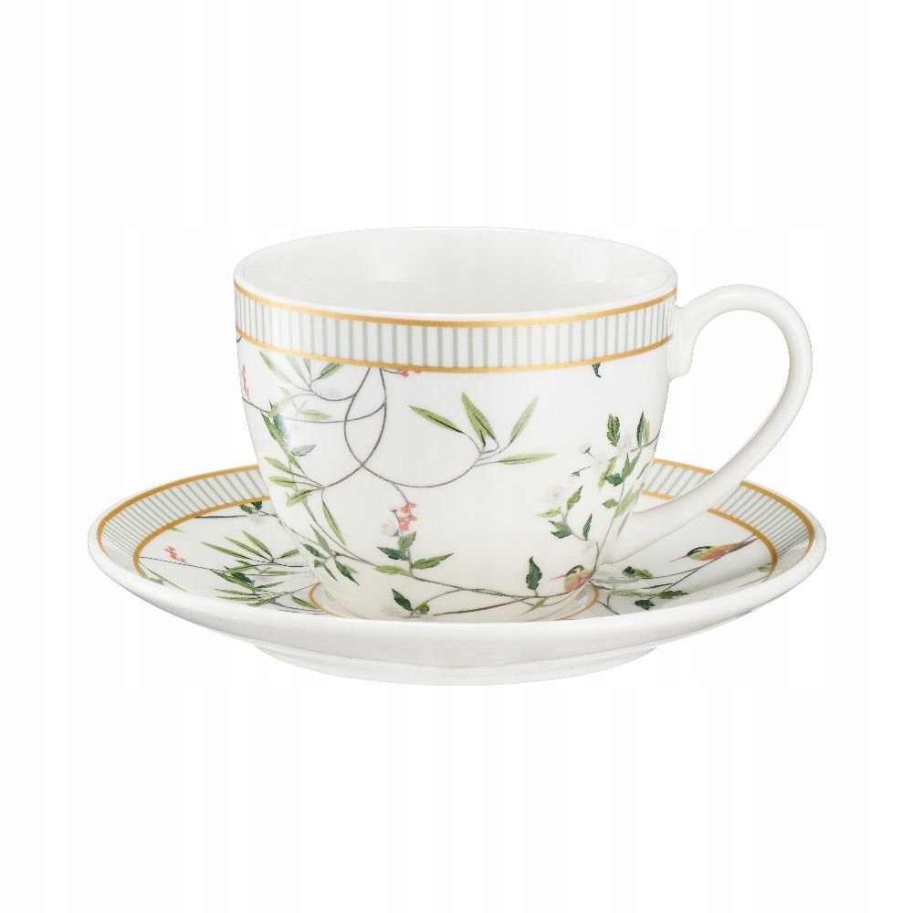 Filiżanka ze spodkiem 240 ml NORIKO WHITE VILLA ITALIA