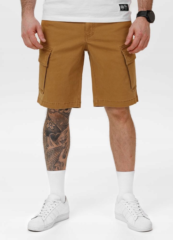 Pánské kapsáče šortky Pitbull Bavlněné krátké kraťasy Scott