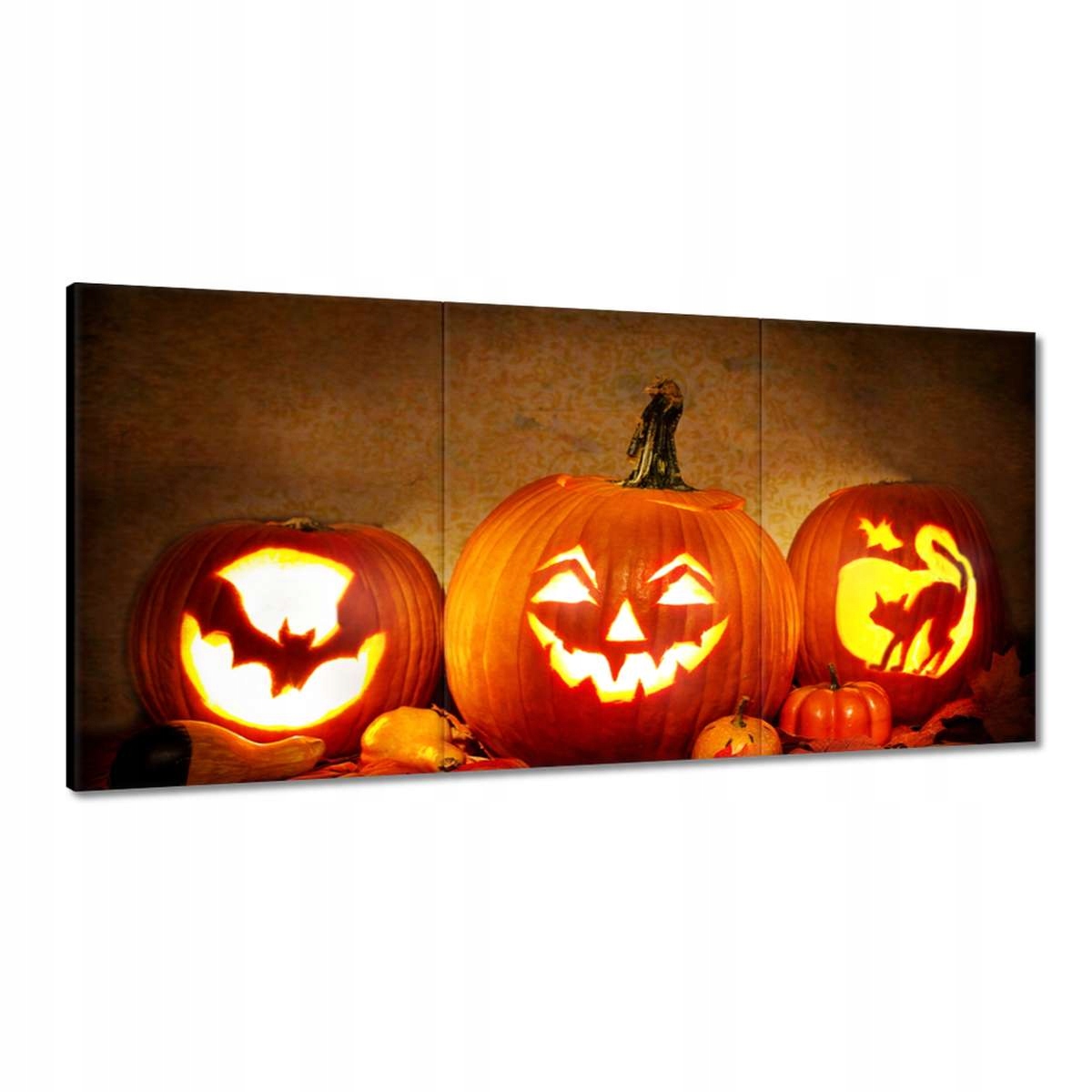 Obrazy 180x90 Halloween Tekvica Tekvice