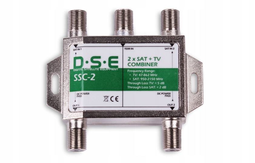 SUMATOR ZWROTNICA TV-SAT DO TWINA 2xSAT DSE SSC-2 Kod producenta 5902188048209