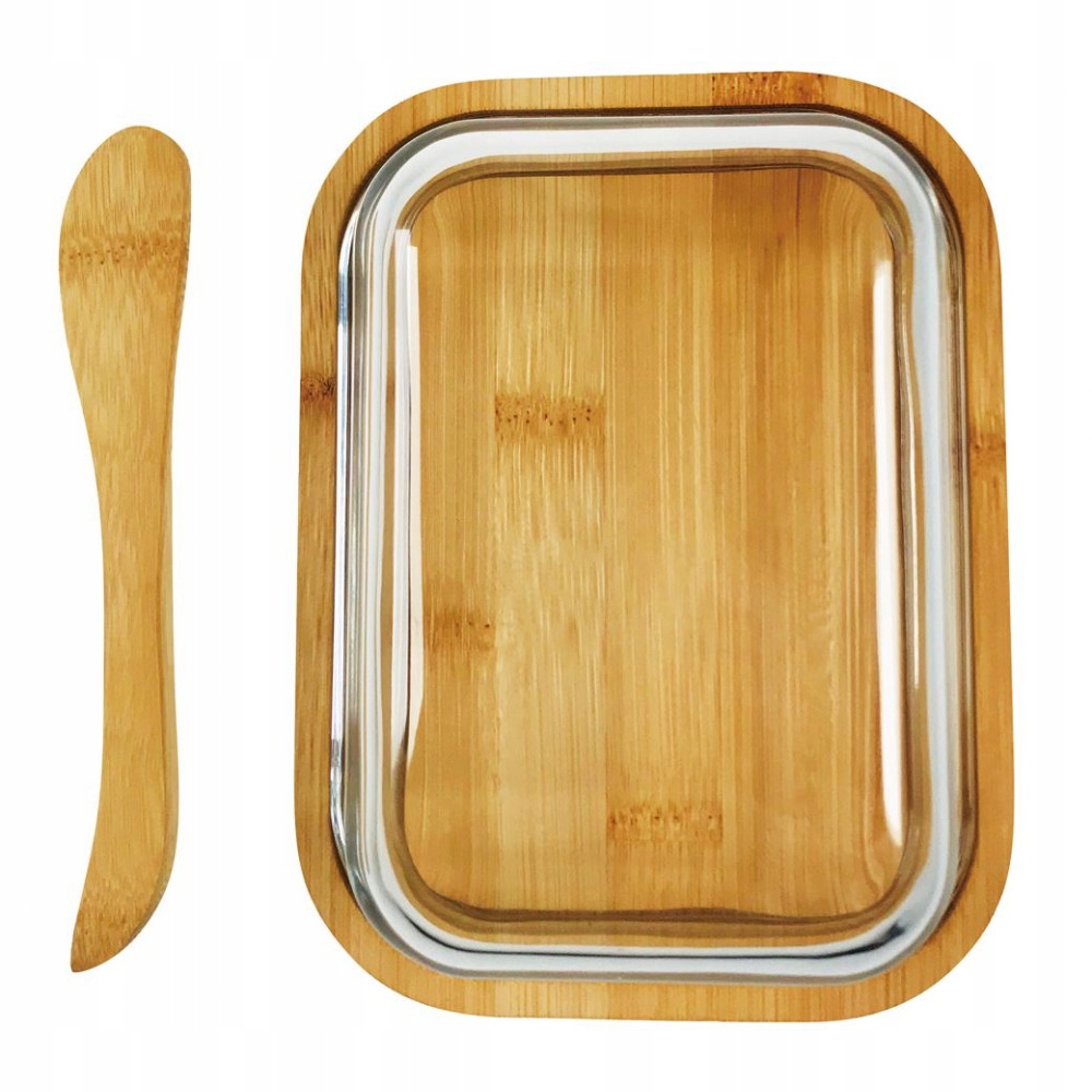 Maselniczka szklana Z nożykiem kassel 93564