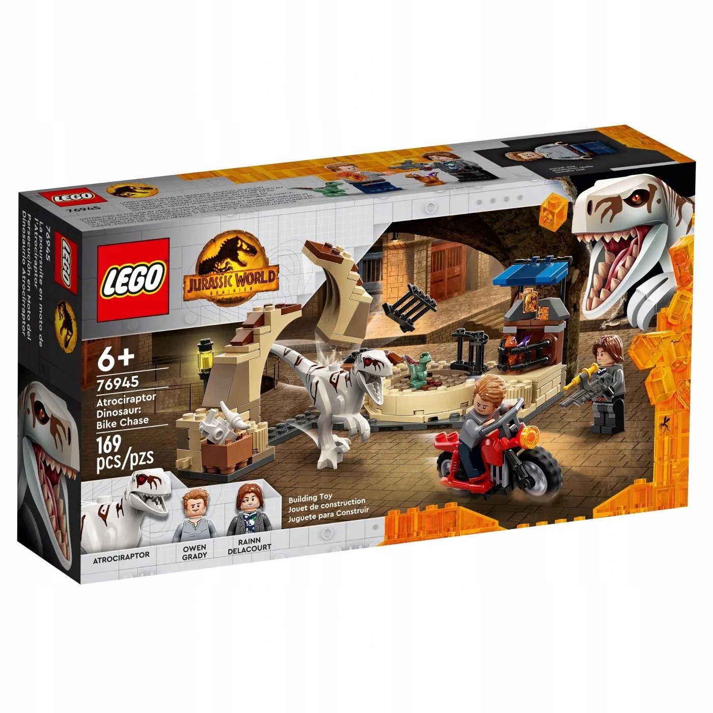 

Klocki Lego Jurassic World Atrociraptor pościg