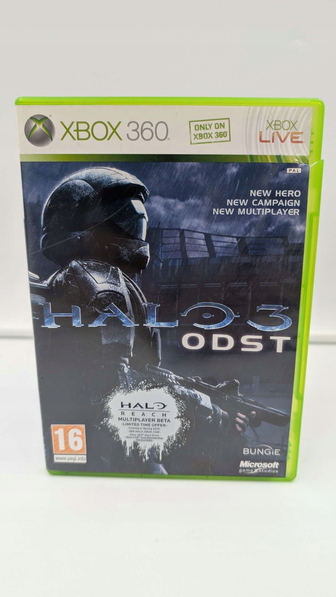 Halo 3: ODST X360 Używana Xbox 360 pudełkowa
