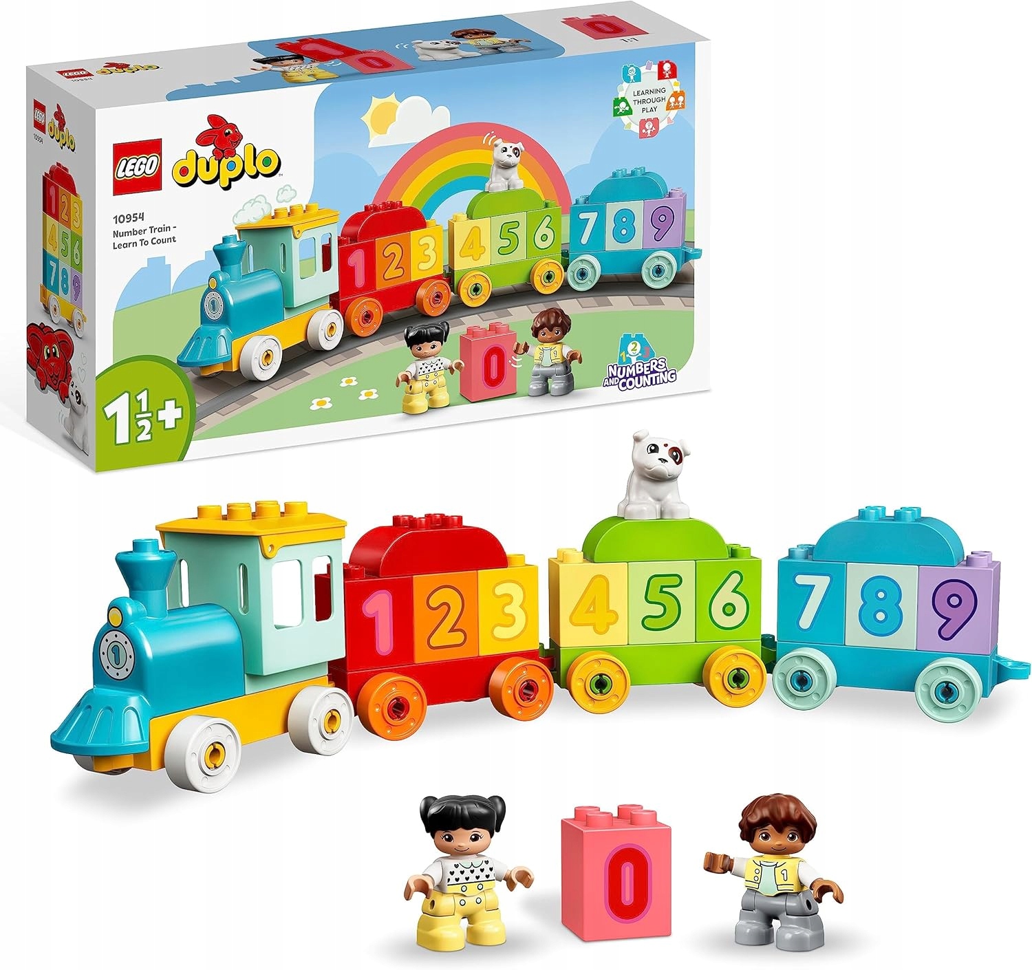 Lego Duplo První stavebnice Vláček s čísly pro učení počítání