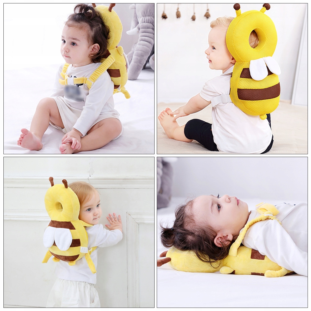 Toddler Head Protection Pillow Infant Protector Materiał drewno