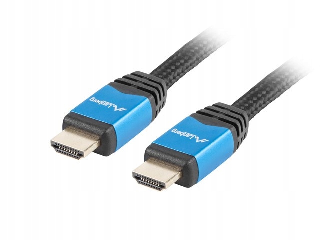 Kabel Lanberg Premium CA-HDMI-20CU-0018-BL (HDMI M Długość kabla 1.8 m
