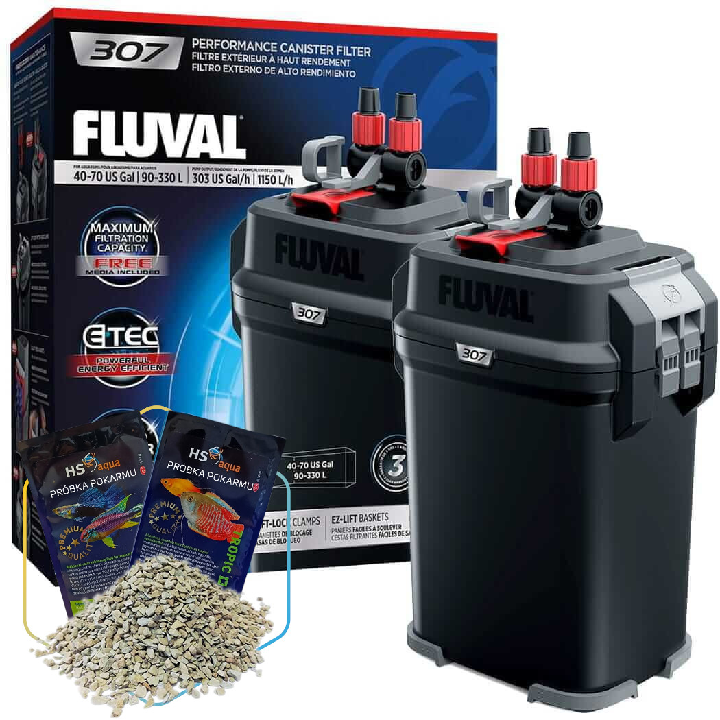Levně Hagen Fluval 307 Vnější Filtr pro akvária do 330L Bonus