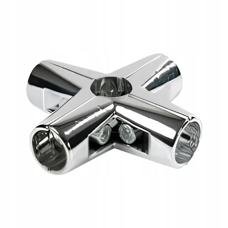 ZŁĄCZE CZTERORAMIENNE KĄTOWE RURA fi25 REGAŁ c1