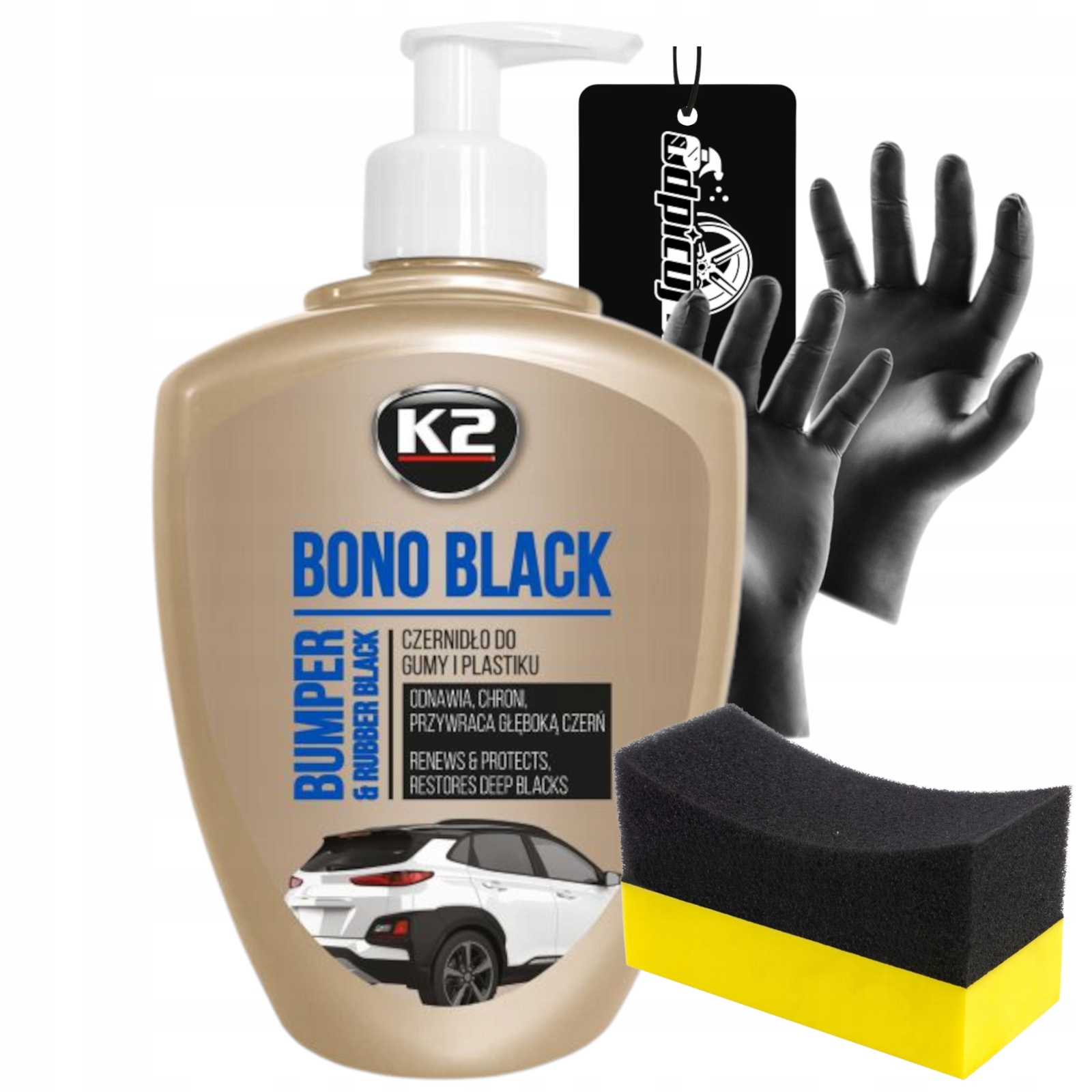 

K2 Bono Black 500ml Czernidło Do Opon +aplikator