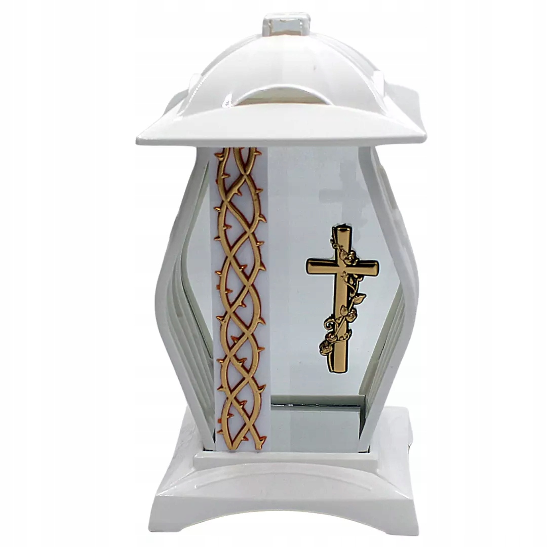 

Lampion Ciernie Biało-Złoty LL23