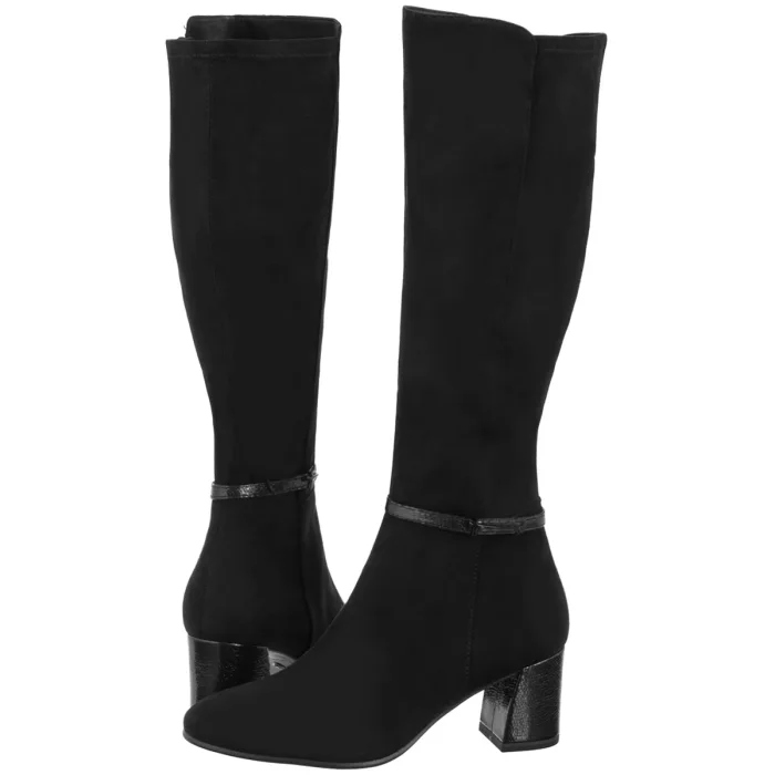 Dámské kozačky Tamaris černé 1-25513-45 098 Black Comb