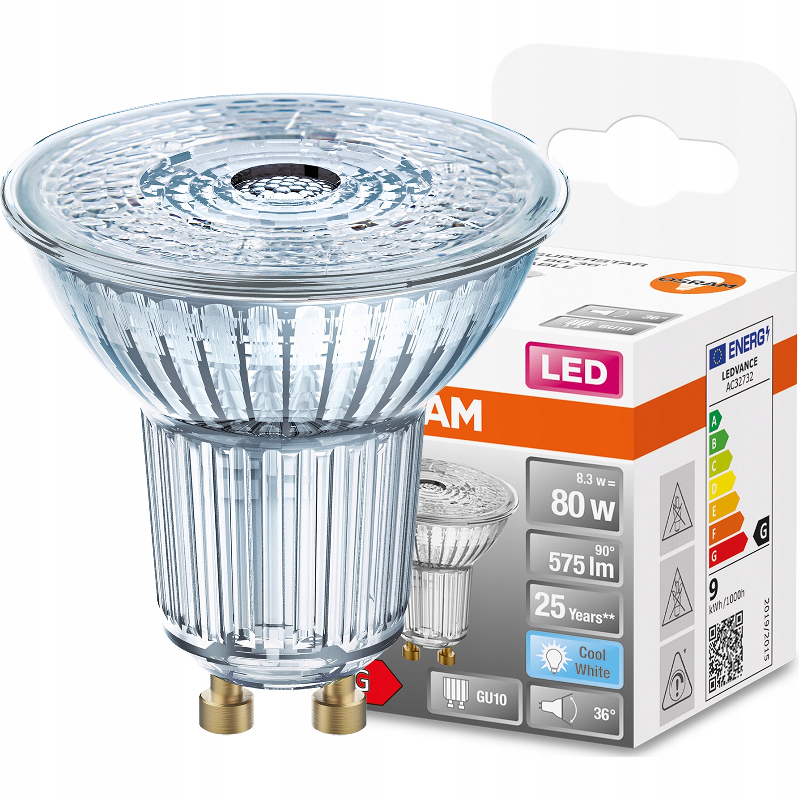 

Żarówka Led GU10 8,3W 80W CRI90 Ściemnialna Osram