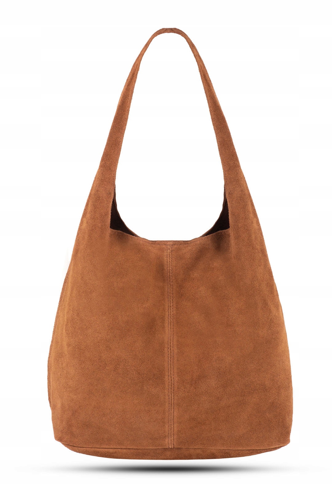 Kožená taška Vera Pelle Rossina Semišová červená