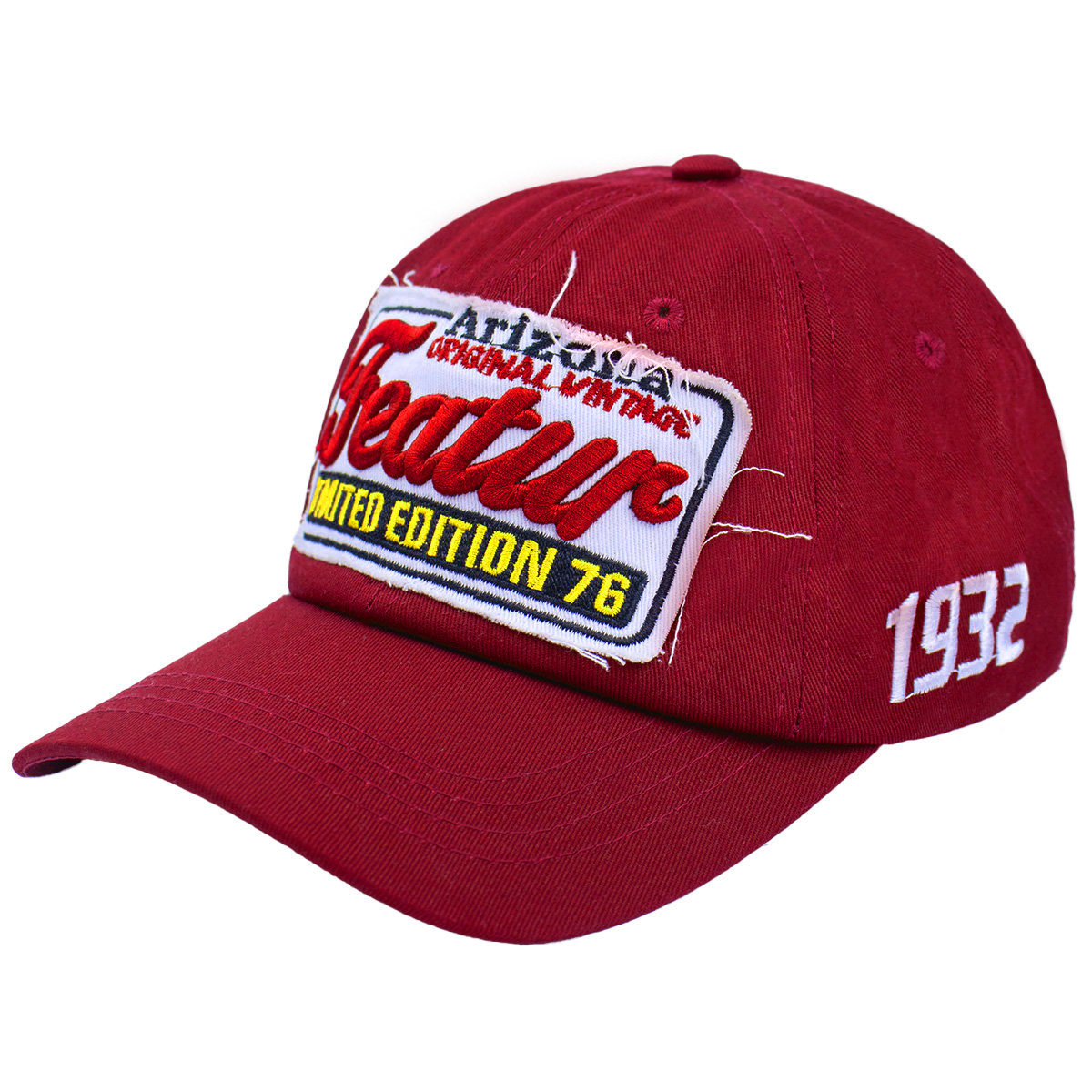 

Czapka z daszkiem Retro sportowa bejsbolówka red