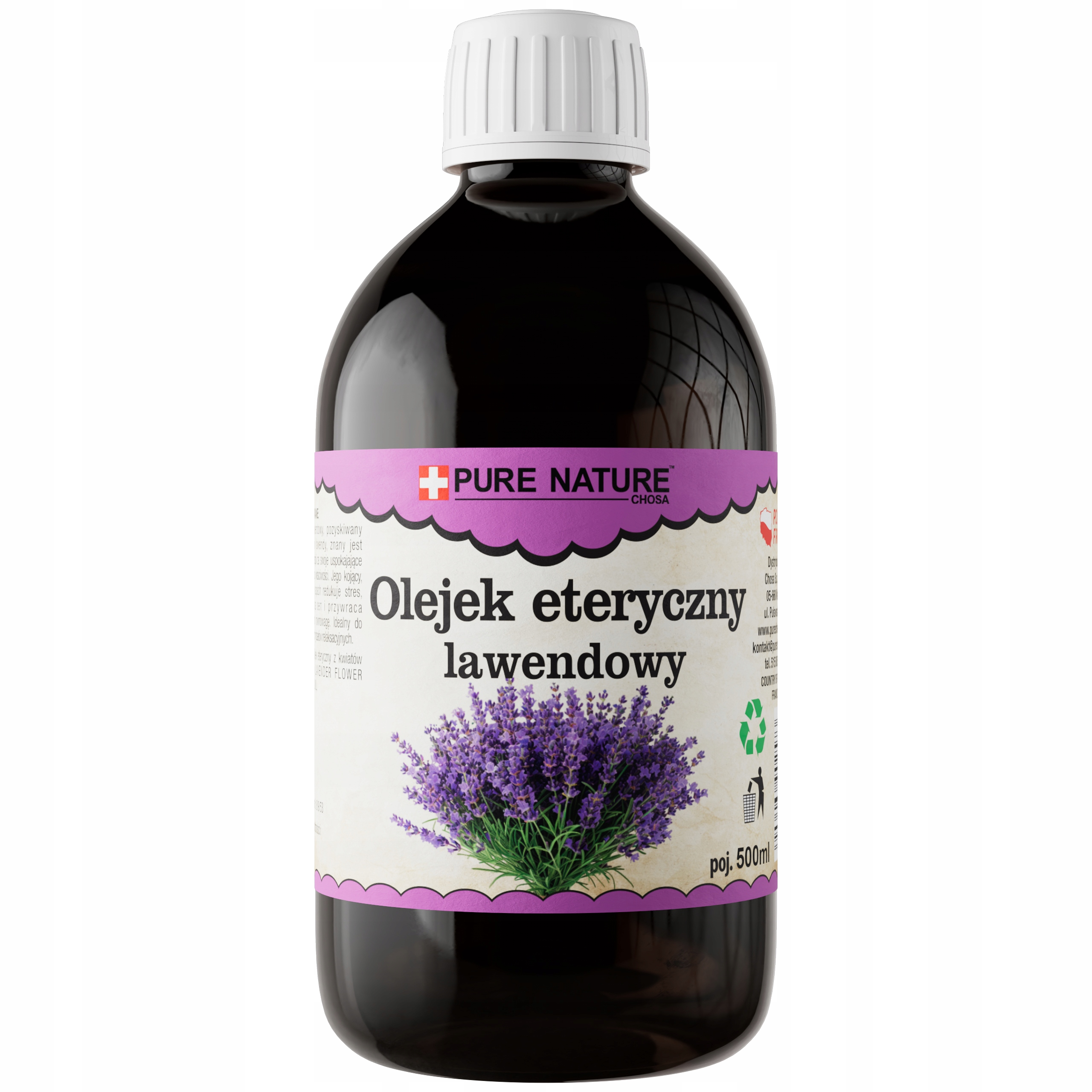 Olejek Lawendowy Naturalny Olejek Eteryczny Z Lawendy Bez Dodatków 500ml