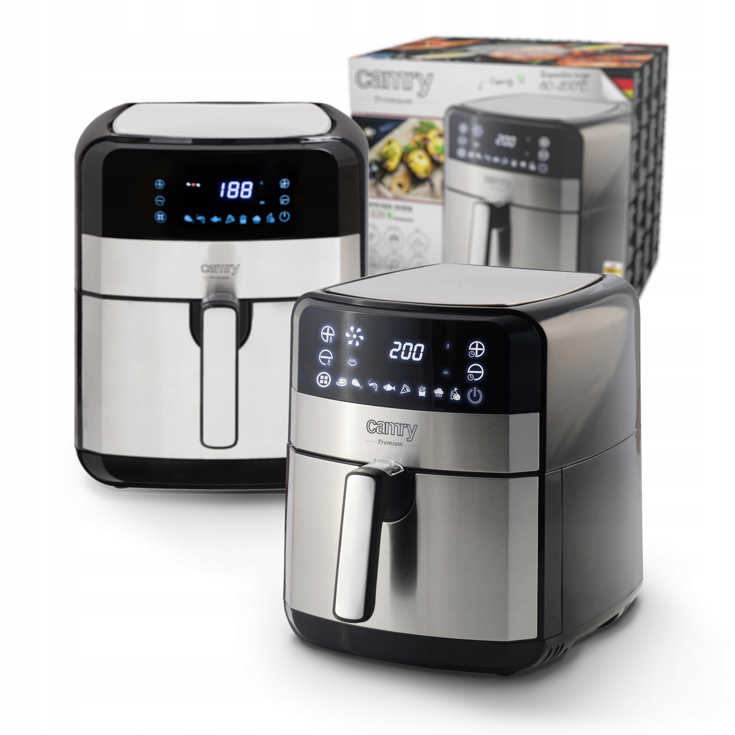 Frytkownica Beztłuszczowa Air Fryer 5L 9 Programów Piekarnik Konwekcyjny