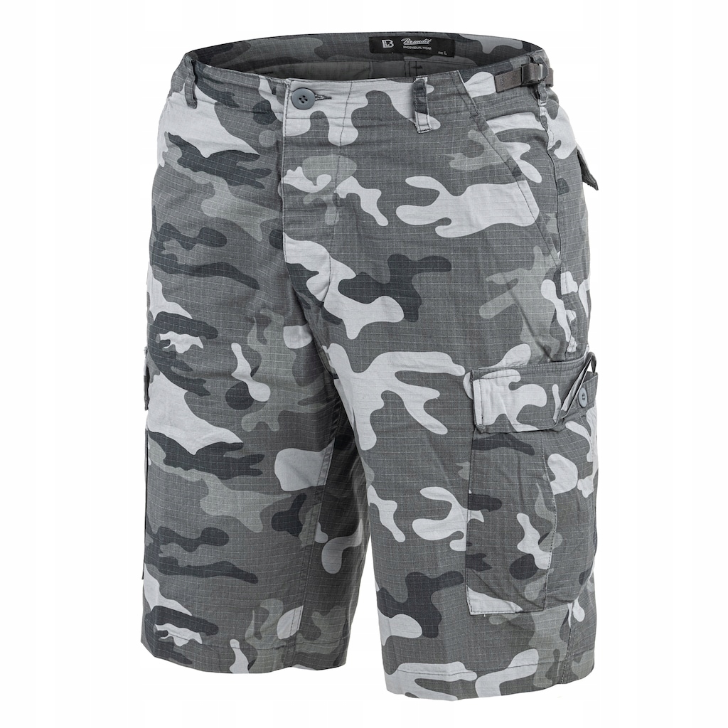 Pánské kraťasy kapsáče maskáčový Brandit Bdu Rip-Stop Grey Camo S