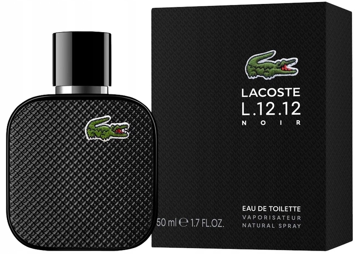 Lacoste L.12.12 Noir 50ml Edp Woda Perfumowana Perfumy Dla Mężczyzn Męska
