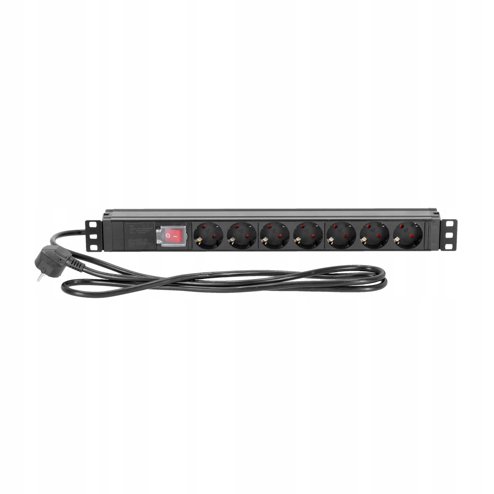 Zásuvková lišta se 7 zásuvkami Adam Hall 87471 X7 Power Strip 19 rack 1U