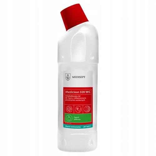 

Mediclean MC-320 750ml Wc Antybakteryjny Żel do Wc