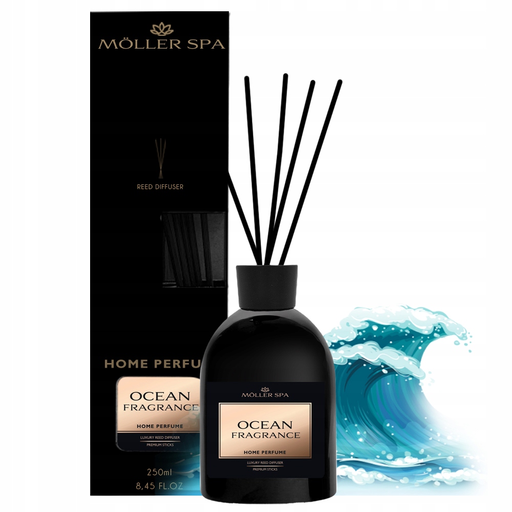 Levně Vůně Mořská Bryza Oceánu Do Domácnosti Tyčinky Osvěžovač 250 ml Velká Objem