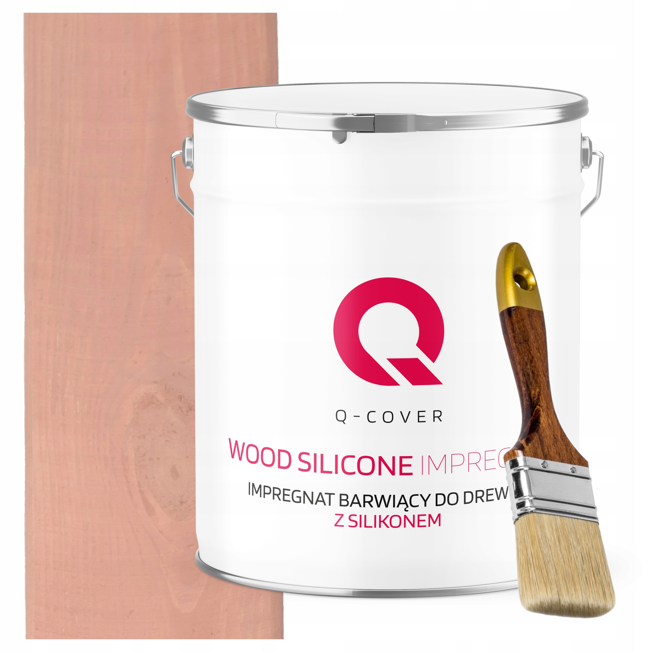 Impregnace Na Dřevo Extra Barva Se Silikonem Chron Lososová 5 L Uv Štětec