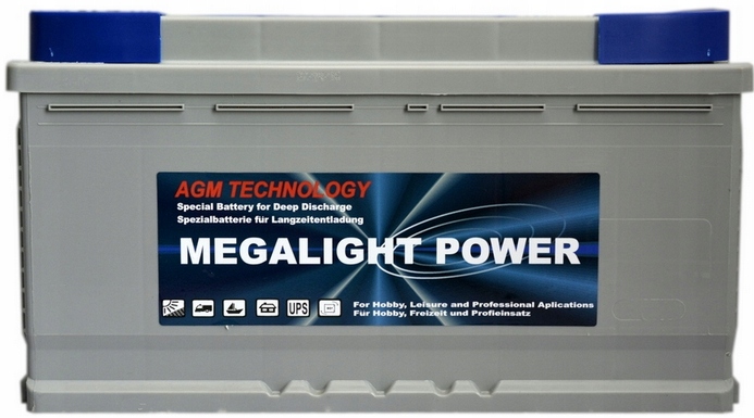 AKUMULATOR AGM 12V 100Ah DO ŁODZI KAMPERA UPS