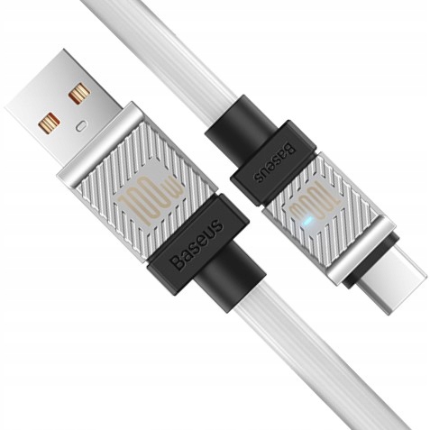 Baseus kabel CoolPlay Usb Usb- C 1m 100W biały Baseus