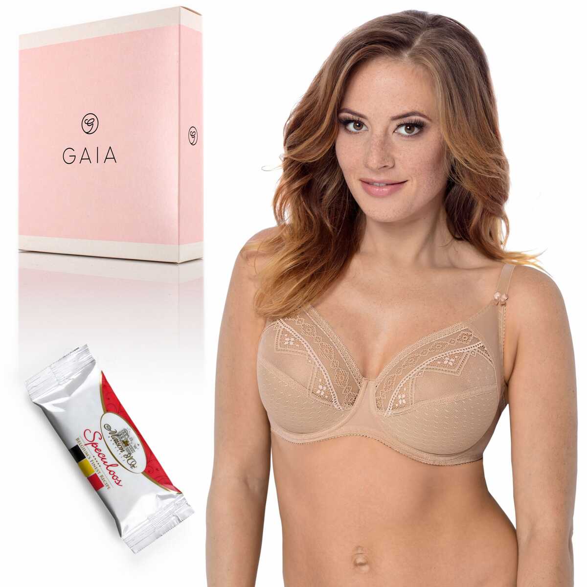 GAIA Biustonosz Nancy 059 beżowy soft 85C