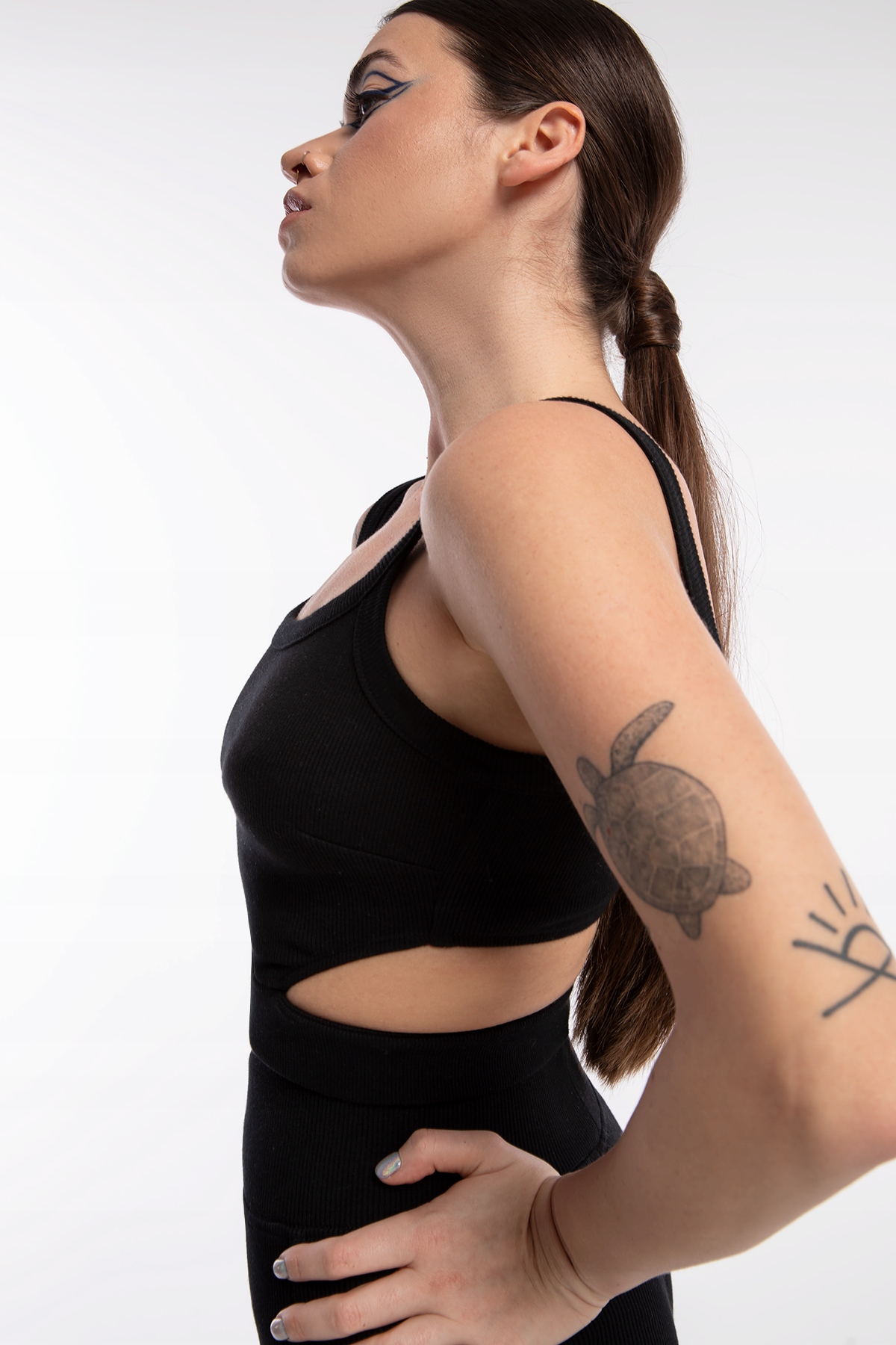 Dámský Sportovní Top Humpf Rib HT-HT001-BLK-S