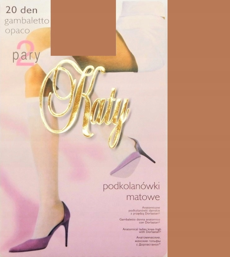 

Katy Opaco 20den podkolanówki lycra sahara 2p