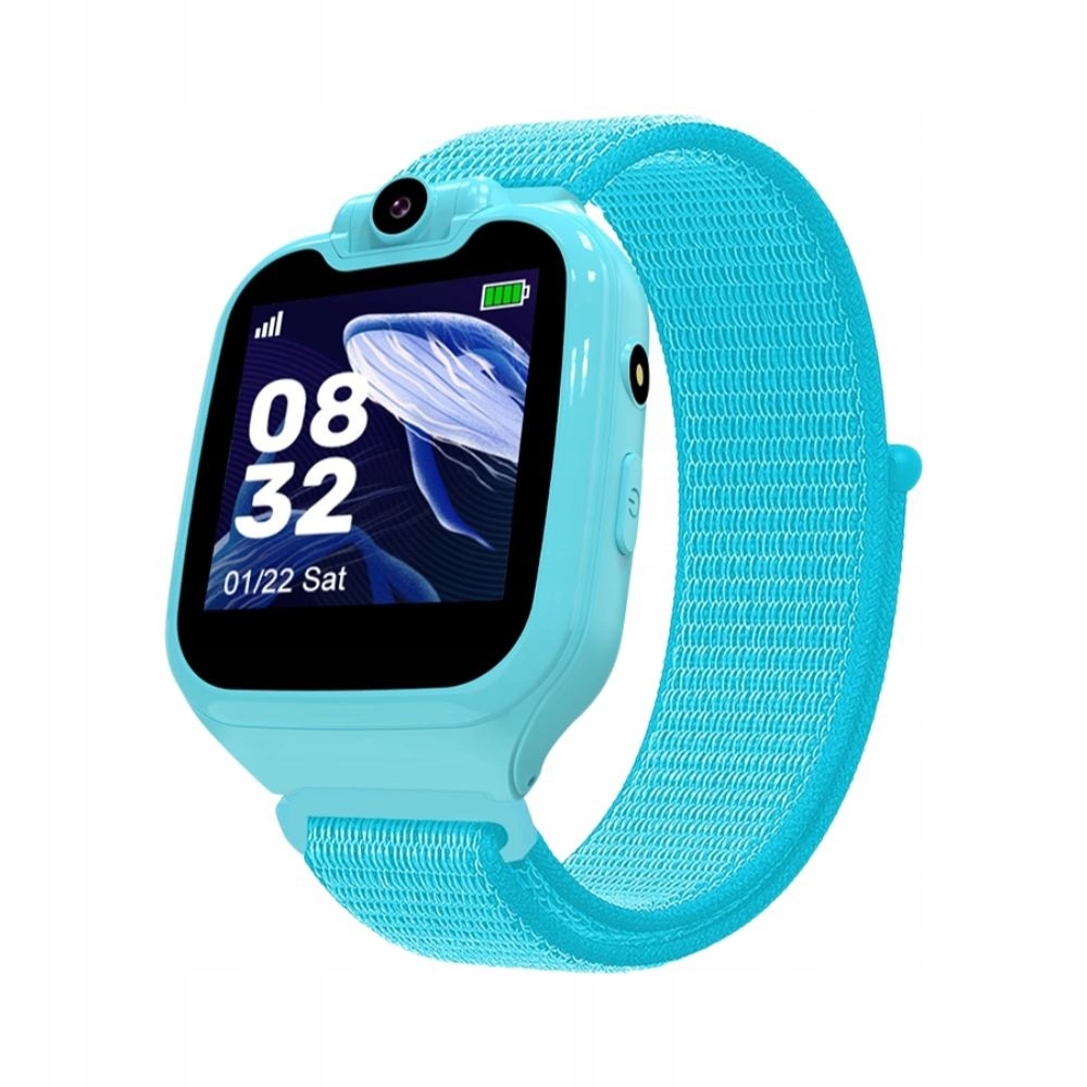 Modré Chytré Hodinky s voděodolnou funkcí Sos a Gps