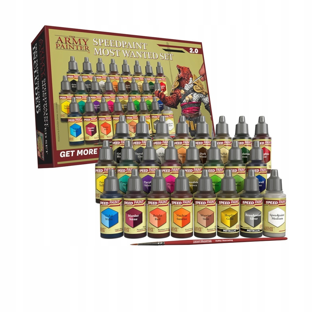 THE ARMY PAINTER SPEEDPAINT 2.0 MOST WANTED SET