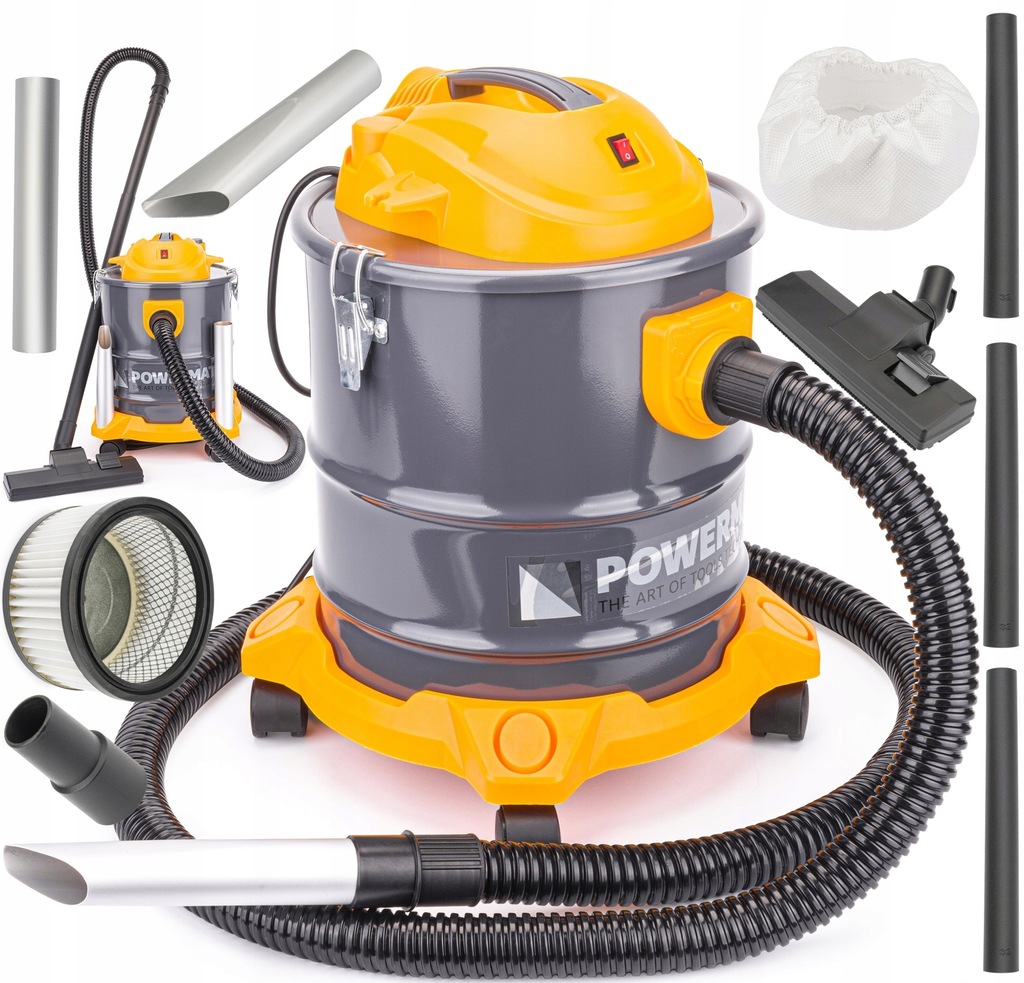 Krbový Vysávač Na Popol Elektrický Separátor 2000 W 20 L Powermat