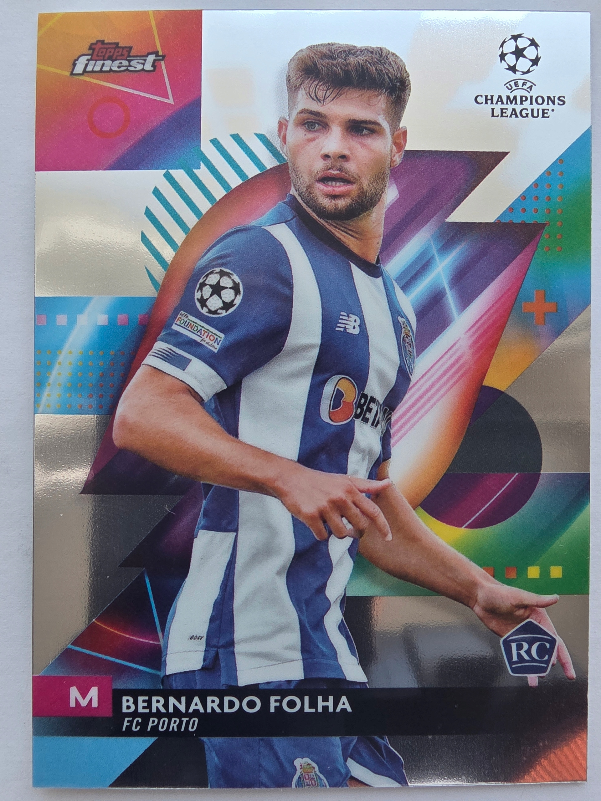 2023-24 Topps Finest Bernardo Folha Fc Porto /f